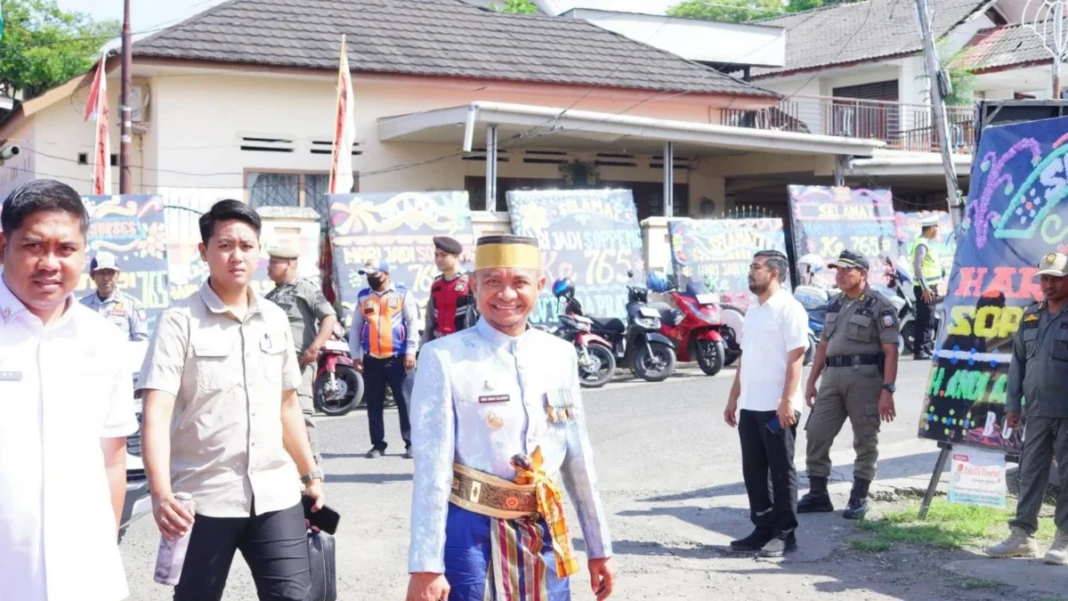 Bupati Bone Andi Asman Sulaiman menghadiri Perayaan Hari Jadi Soppeng (HJS) ke 765