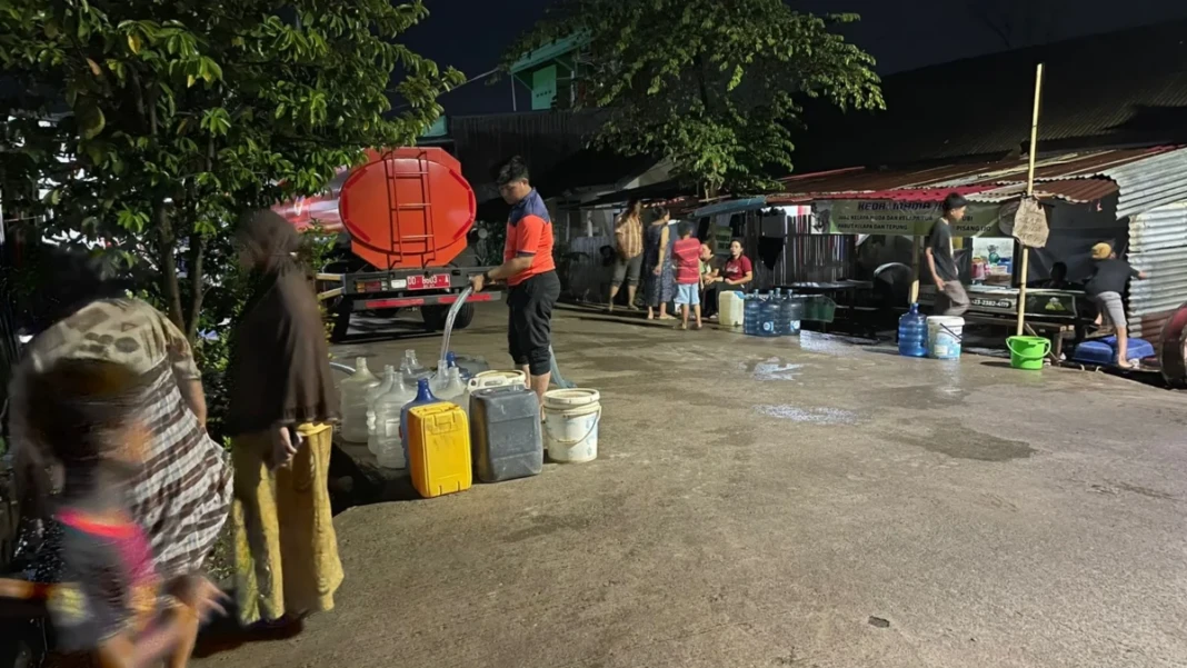 Ilustrasi pendistribusian air bersih