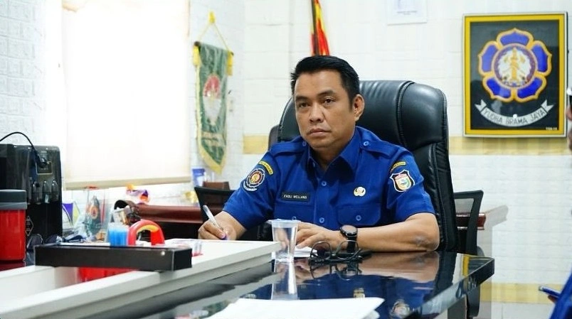 Kadis Damkar Makassar, Fadli Wellang. Dok. Instagram Damkarmakassarterkini.