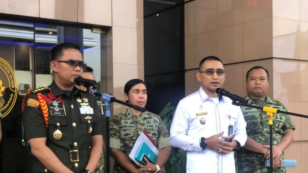 Kepala Pengadilan Militer II-08 Jakarta Kolonel Chk Fredy Ferdian Isnartanto menjelaskan rencana sidang perdana kasus penyiraman air keras Andrie Yunus akan berlangsung pada 29 April 2026