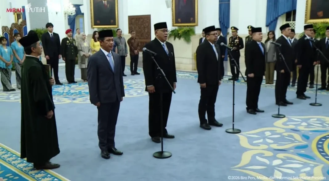 Pelantikan dan pengambilan sumpah jabatan pejabat negara oleh Presiden Prabowo Subianto