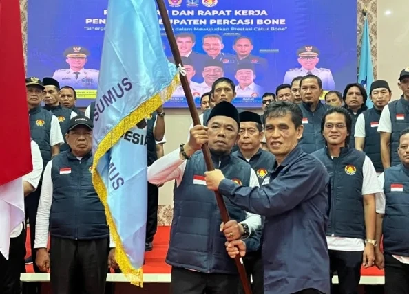 Pelantikan pengurus Persatuan Catur Seluruh Indonesia (Percasi) Bone, Senin (20:4:2026)