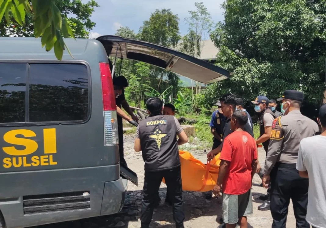 Penemuan mayat pria di kamar mess gudang PT Surya Abadi, Tamalanrea, Rabu 