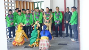 Penyambutan dalam pembukaan Muscab Partai Kebangkitan Bangsa Zona 1 di Bone