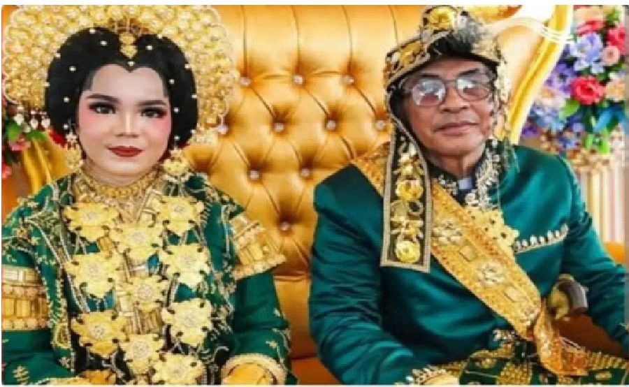 Pernikahan beda usia di Luwu.