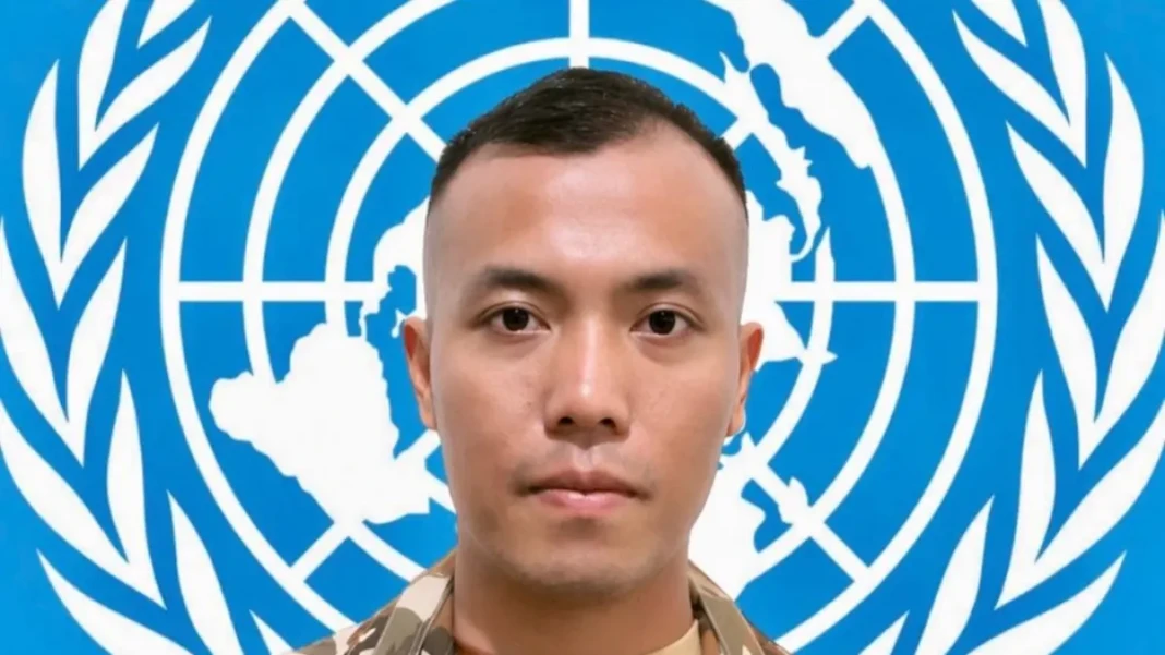 Potret Kopral Rico Pramudia, prajurit TNI yang meninggal dunia dalam penugasan bersama UNIFIL di Lebanon Selatan.