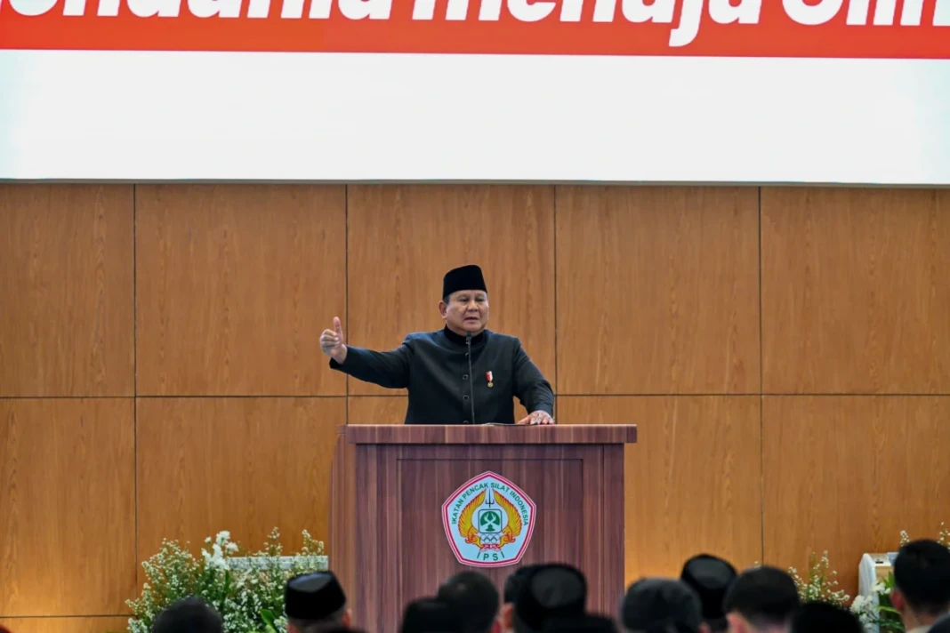 Presiden Prabowo dalam Munas IPSI