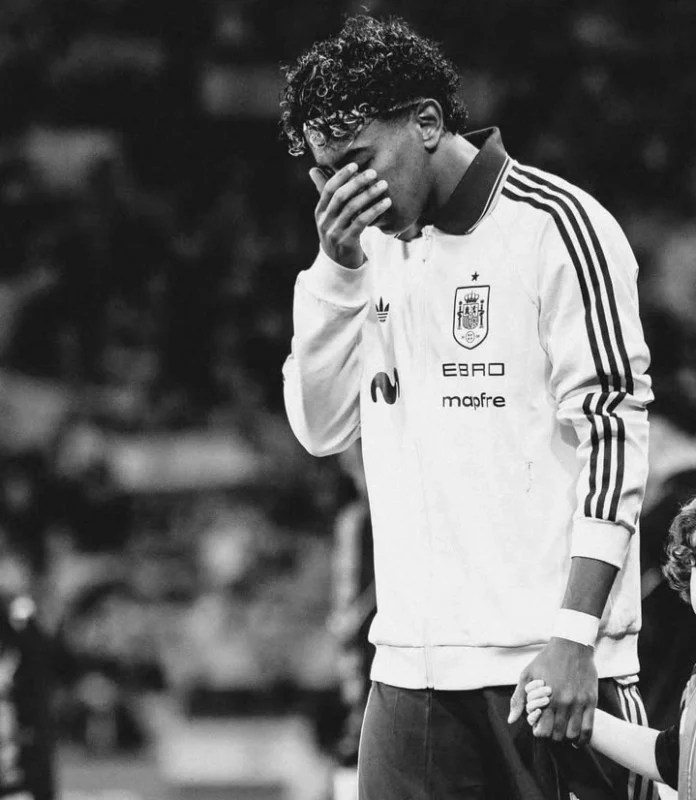 Pemain muda Spanyol dan Barcelona, Lamine Yamal buka suara dan mengecam tindakan yang merendahkan agama di akun media sosialnya. dok/lamineyamal