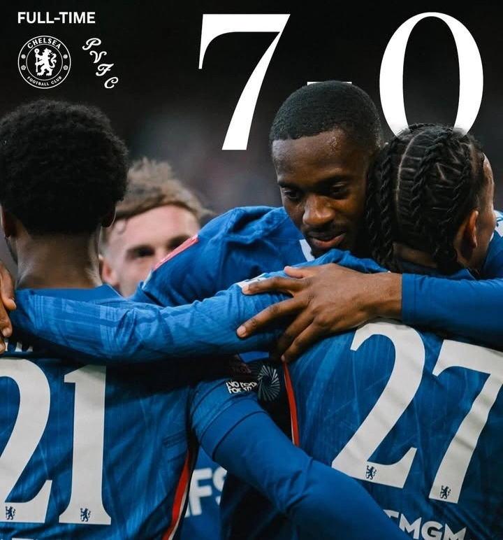 Chelsea menghancurkan Port Vale 7-0 di perempat final FA Cup 2026. dok/chelsea