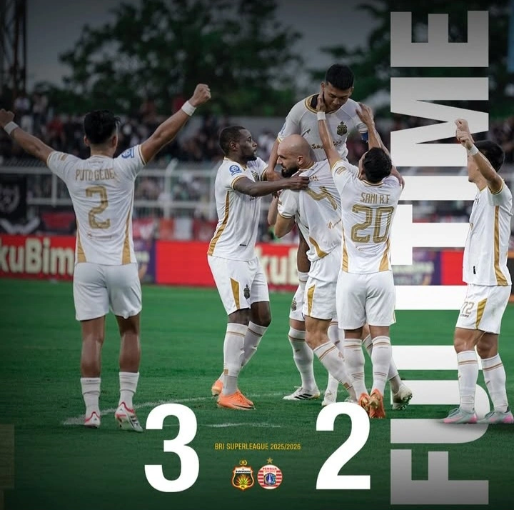 Bhayangkara FC menang dramatis 3-2 atas Persija Jakarta di pekan 26 Liga Indonesia. dok/bhayangkarapresisi