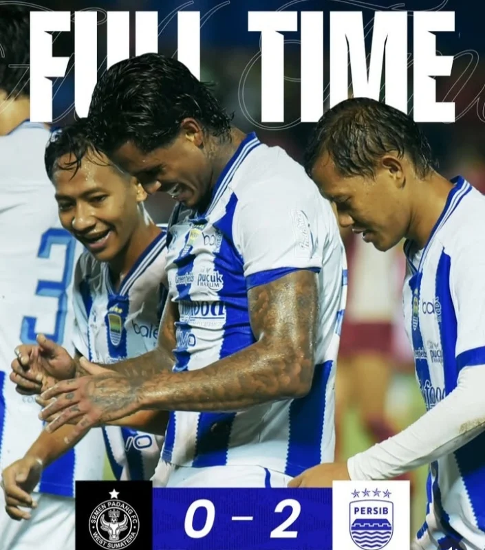 Persib Bandung menang 2-0 atas Semen Padang di pekan 26 Liga Indonesia. dok/persib
