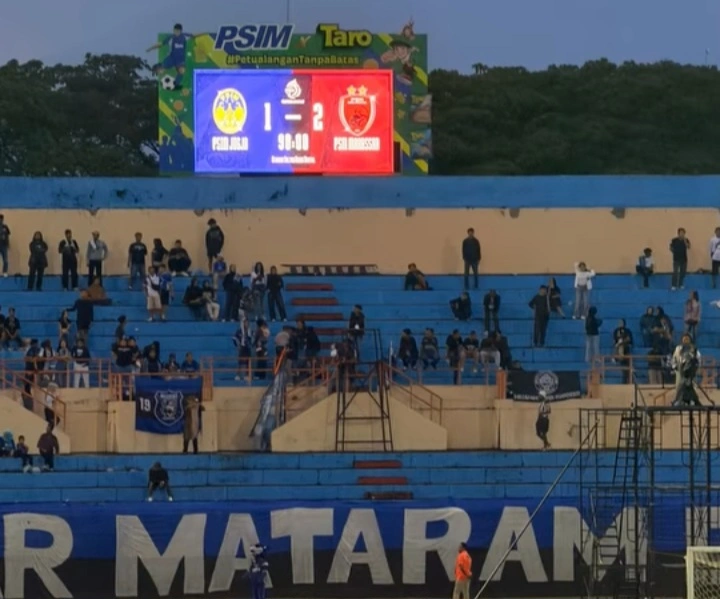 PSM Makassar setelah meraih kemenangan dramatis 2-1 atas PSIM Yogyakarta pada pekan 27 liga 1 di stadion Sultan Agung Bantul. dok/ekispos