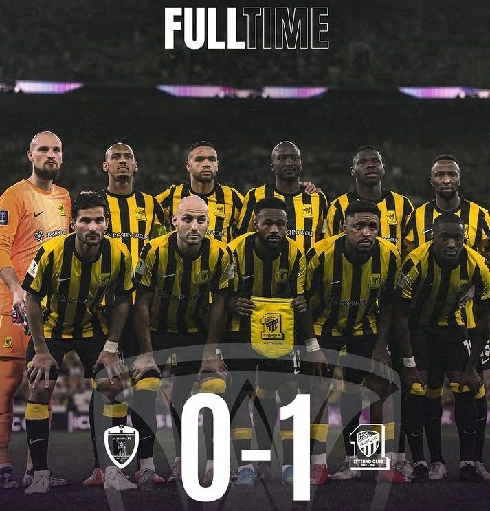 Al-Ittihad menang dramatis 1-0 atas Al Wahda lewat penalti Fabinho di menit 120+10. Dok/alittihadclub