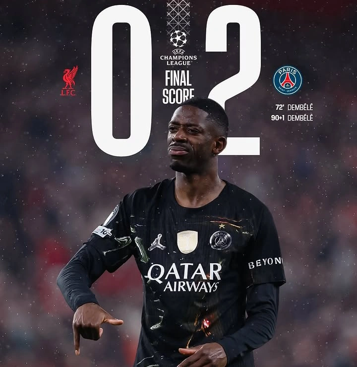 PSG sukses menyingkirkan Liverpool usai menang 2-0 di leg kedua perempat final Liga Champions 2026. Dok/psg