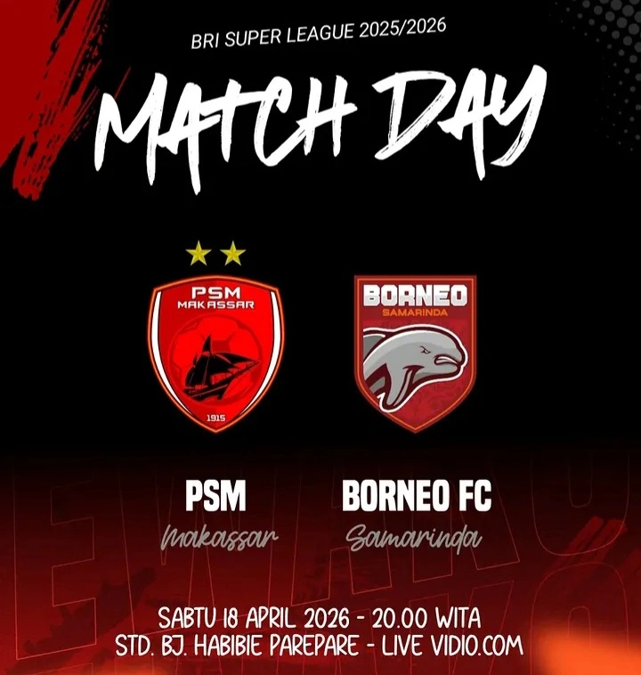 PSM Makassar punya rekor kuat saat menjamu Borneo FC di Parepare. dok/psminfo1915