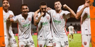 Borneo FC sukses mengalahkan PSM Makassar 2-1 dalam laga sengit. dok/borneofc