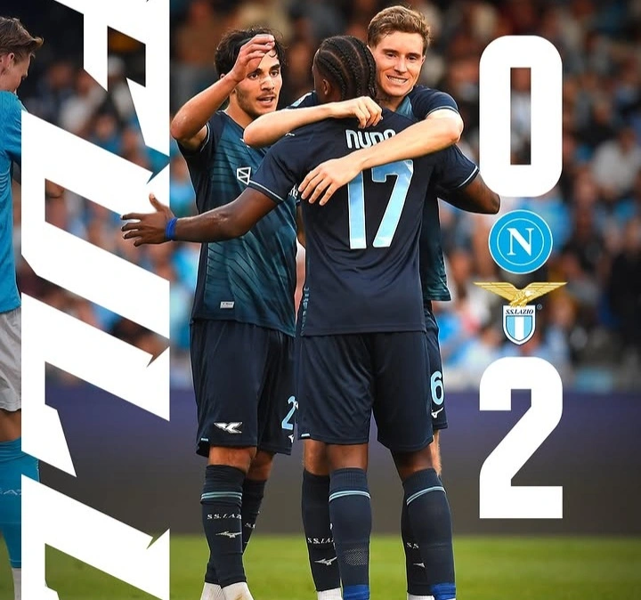 Lazio sukses menumbangkan Napoli dengan skor 2-0 dalam laga terbaru Serie A. dok/sslazio
