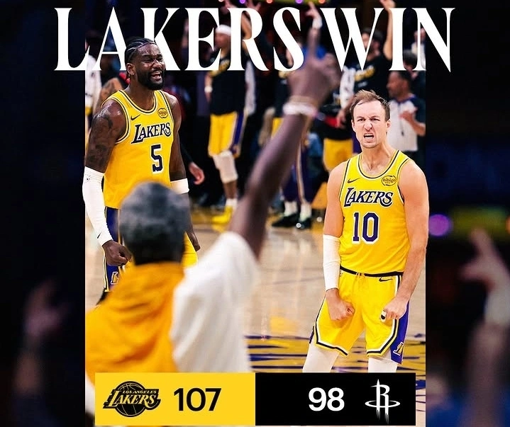 Lakers sukses mencuri kemenangan atas Rockets di Game 1 playoff NBA 2026 dengan skor