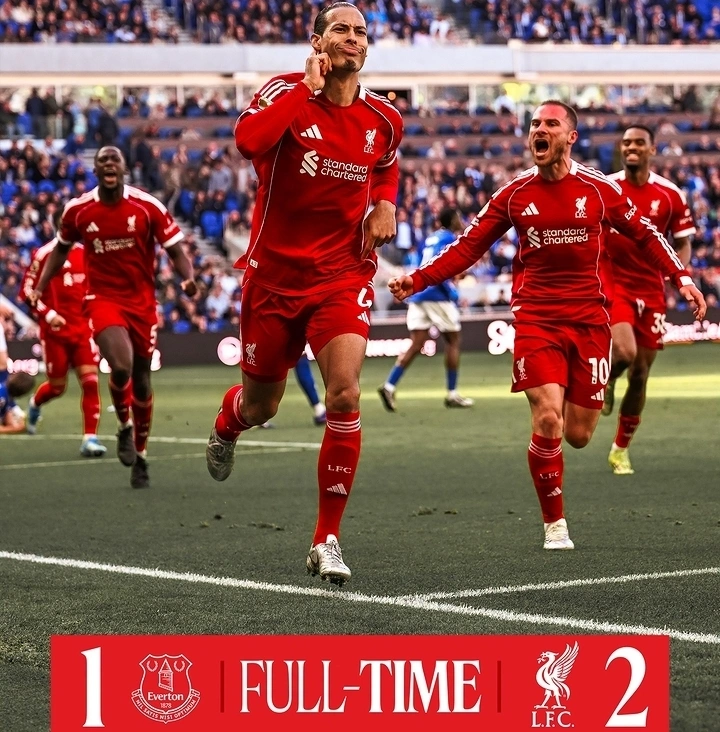 Liverpool menang dramatis 2-1 atas Everton lewat gol injury time. dok/liverpool