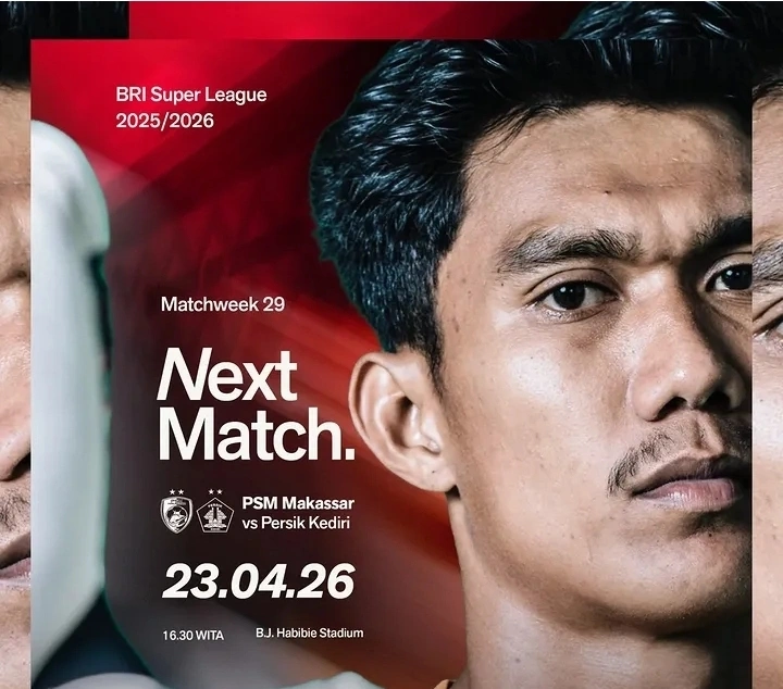 PSM Makassar vs Persik Kediri akan tersaji di Stadion Gelora BJ Habibie. dok/psm_makassar