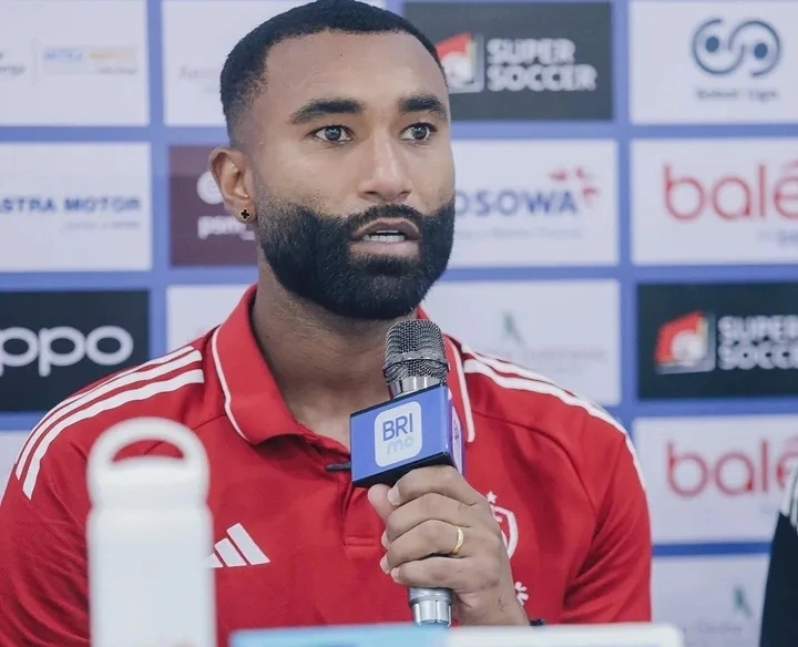 Kapten PSM Makassar, Yuran Fernandes dalam konferensi pers usai meraih kemenangan kandang setelah 5 bulan dengan menaklukkan Persik Kediri 3-1 di Liga 1 2025/26. dok/psm_makassar