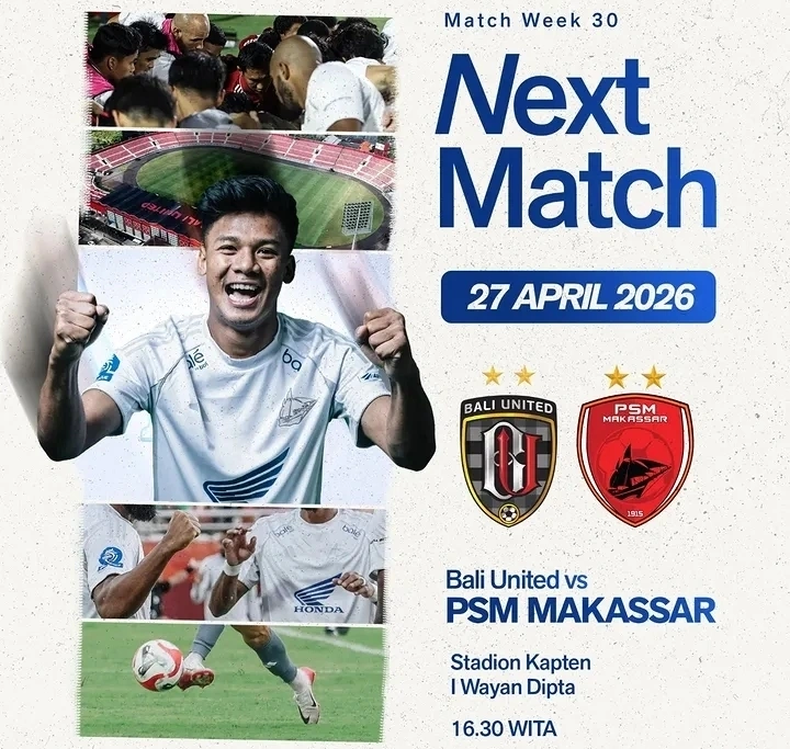 Bali United vs PSM Makassar akan tersaji di Stadion Kapten I Wayan Dipta. dok/psm_makassar