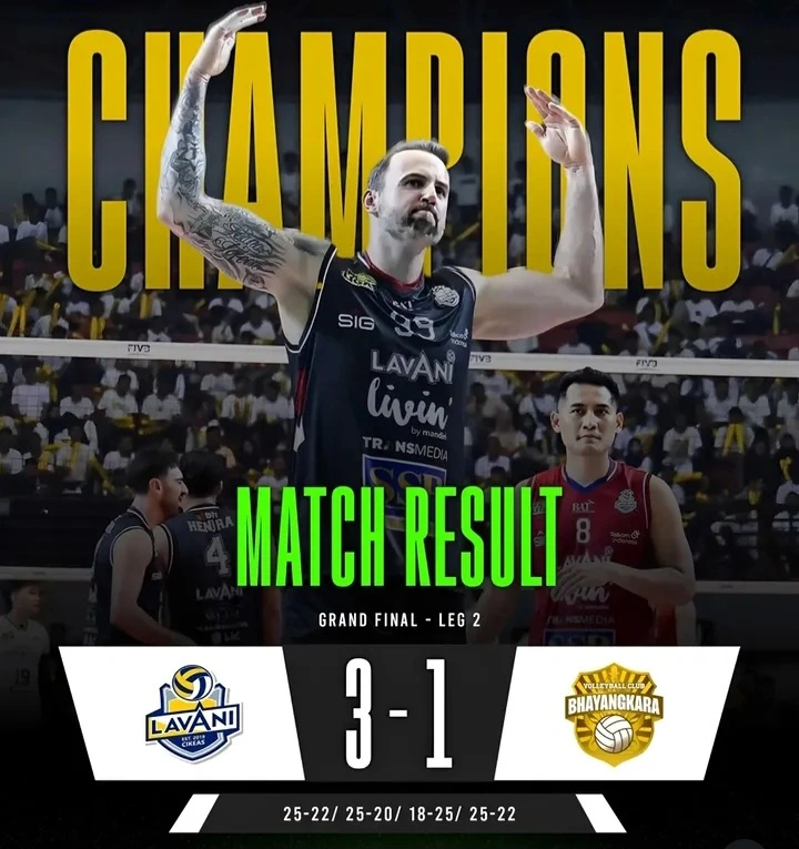 Jakarta LavAni resmi jadi juara Proliga 2026 usai kalahkan Jakarta Bhayangkara Presisi 3-1 di grand final leg 2. dok/proliga