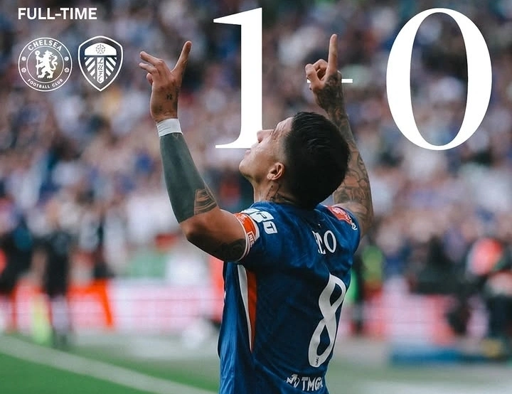 Chelsea sukses mengalahkan Leeds United 1-0 pada semifinal FA Cup 2026di Stadion Wembley. dok/chelsea