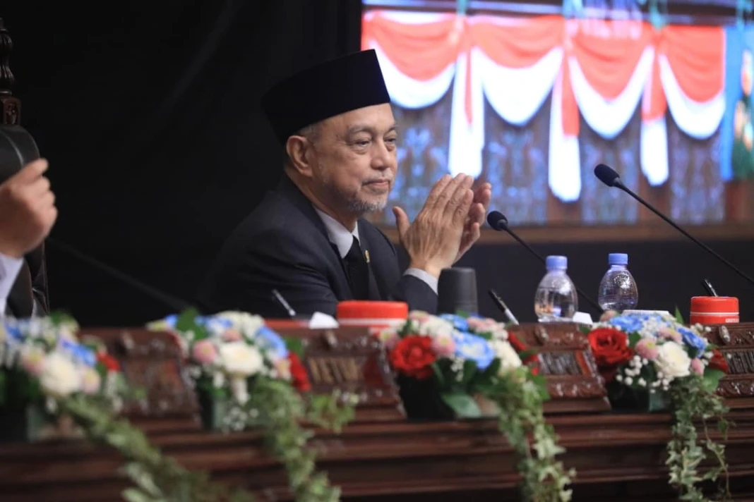 Tamsil Linrung dalam Sidang Paripurna DPD RI