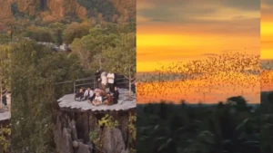 Teras Kafe Goa, Maros dan pemandangannya.