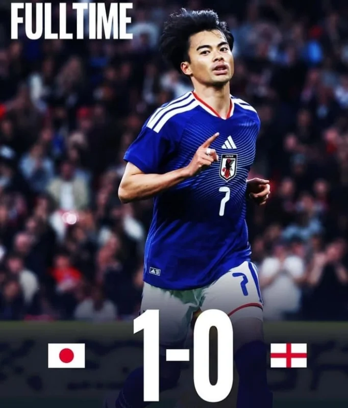 Jepang permalukan Inggris 0-1 di Wembley lewat gol Kaoru Mitoma