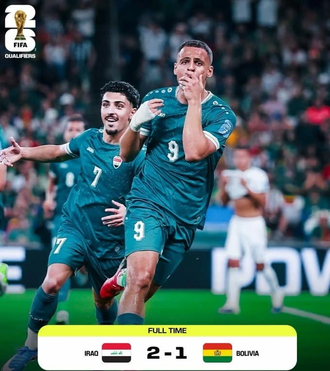 Irak mengalahkan Bolivia 2-1 di playoff antarbenua dan memastikan tiket terakhir ke Piala Dunia 2026.