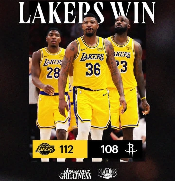Lakers unggul 3-0 atas Rockets usai menang 112-108 di Game 3 lewat overtime.