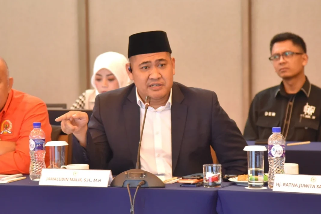 Anggota Komisi XII DPR RI, Jamaludin Malik dalam Kunjungan Kerja Masa Reses (Kunres) Komisi XII DPR RI ke Kota Yogyakarta, Provinsi Daerah Istimewa Yogyakarta