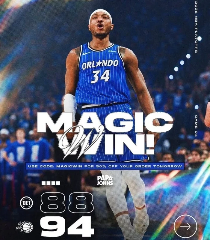 Orlando Magic kalahkan Detroit Pistons 92-86 di Game 4 playoff NBA 2026.