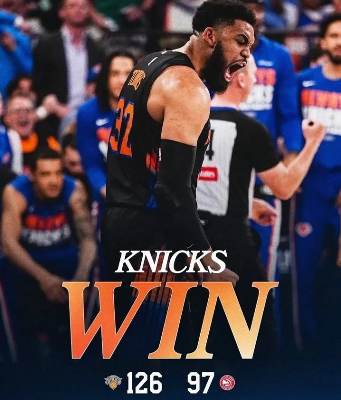 New York Knicks menang telak 126-97 atas Atlanta Hawks di Game 5 playoff NBA 2026. dok/nyknciks