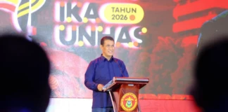 Andi Amran Sulaiman kembali terpilih sebagai Ketua Umum IKA Universitas Hasanuddin periode 2026–2030.