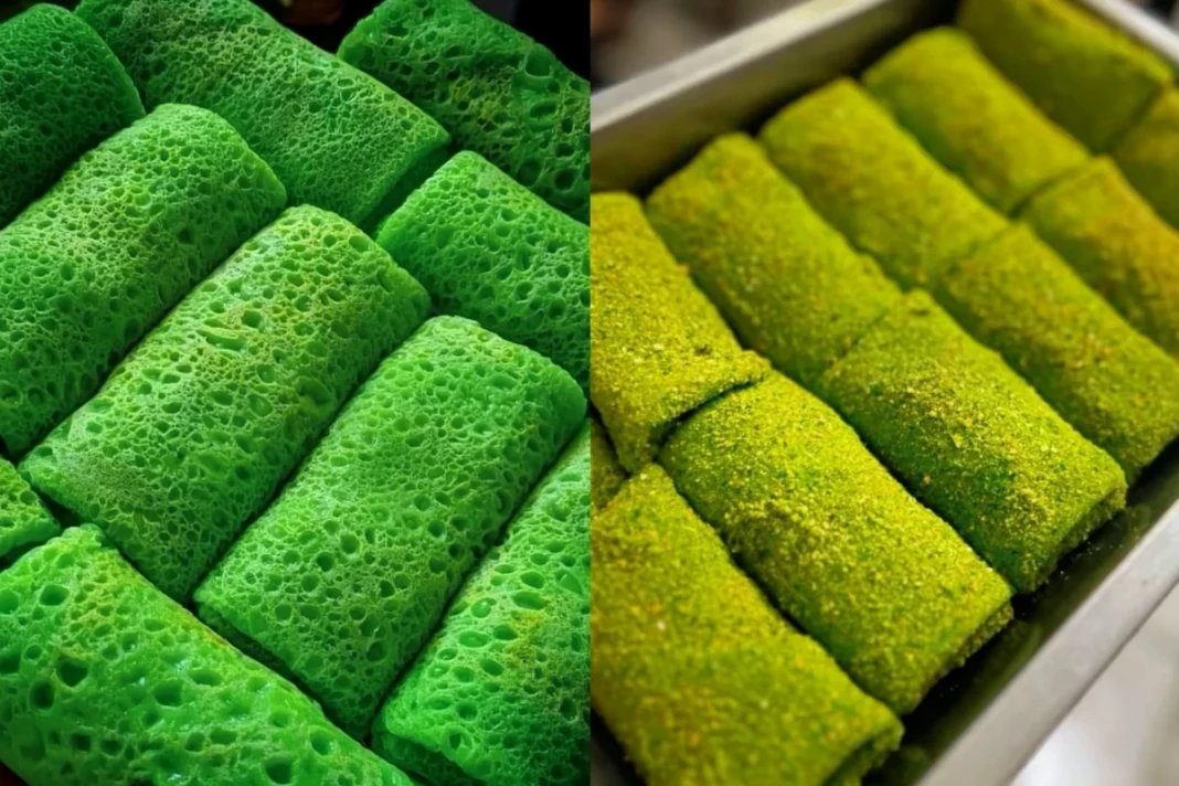 Dadar gulung dan Risol Matcha