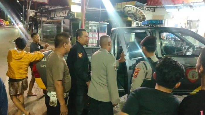 Sekelompok geng motor.