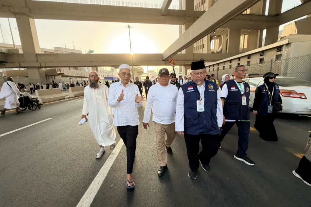 Ketua Komisi VIII DPR RI sekaligus anggota Tim Pengawas (Timwas) Haji DPR RI, Marwan Dasopang saat di Mina, Makkah, Arab Saudi, Jumat (29/5/2026)