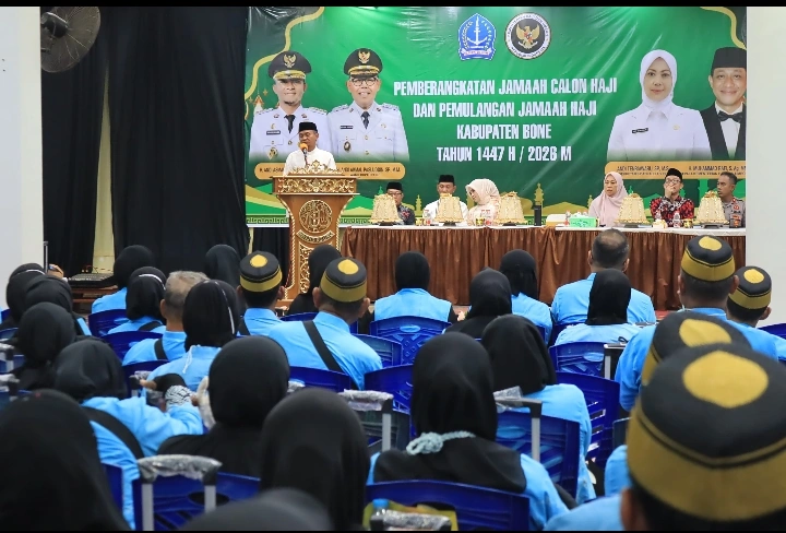 Pemberangkatan jamaah haji Bone kloter 5