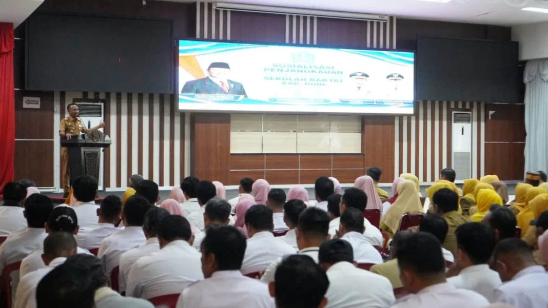 Pemerintah Kabupaten Bone menggelar sosialisasi penjaringan calon peserta didik Sekolah Rakyat 2026:2027