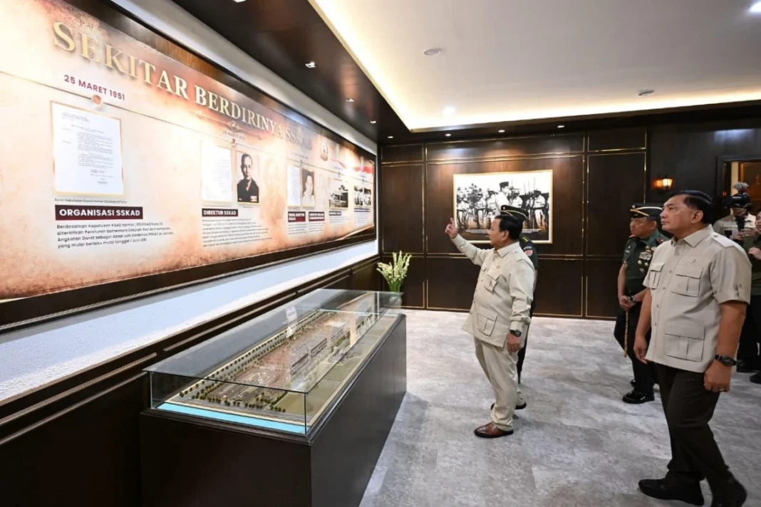 Presiden Prabowo Resmikan Museum dan Perpustakaan Seskoad