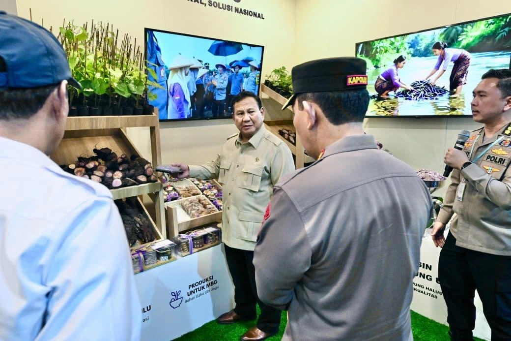 Presiden Prabowo Subianto mengapresiasi berbagai inovasi di sektor pangan dan energi