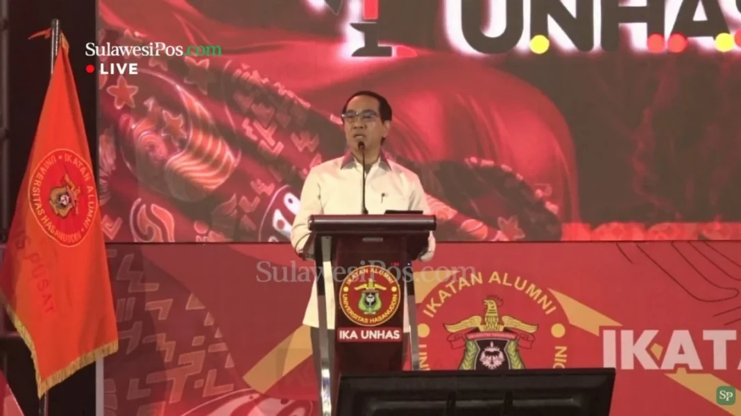 Rektor Unhas Prof Jamaluddin Jompa di Mubes IKA Unhas, 