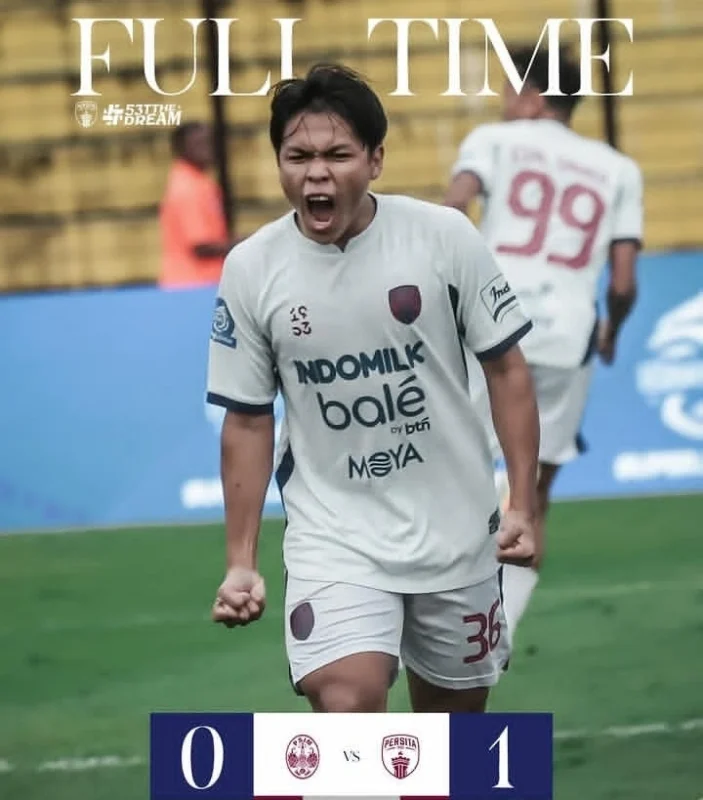 Persita Tangerang berhasil mengalahkan PSIM Yogyakarta 1-0 dalam lanjutan BRI Super League 30 April 2026. dok/persita
