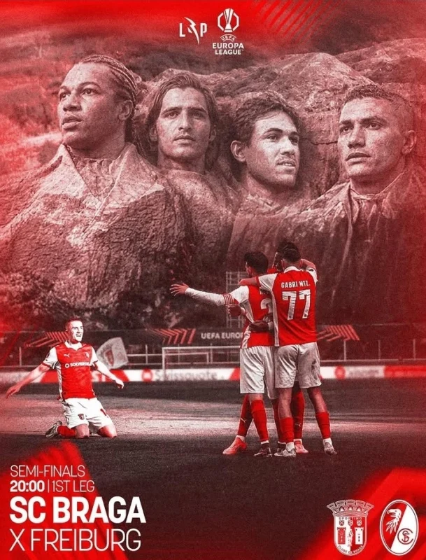 Braga vs Freiburg leg pertama di semifinal Liga Europa 2026. dok/sportingbraga