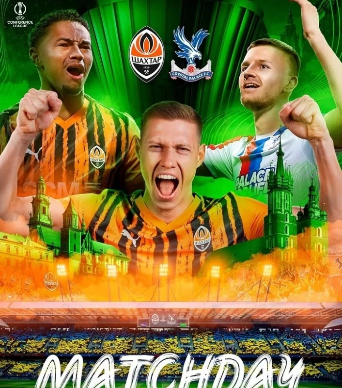 Shakhtar Donetsk vs Crystal Palace di semifinal UEFA Conference League 2026 berlangsung sengit di Krakow. dok/shakhtarfc