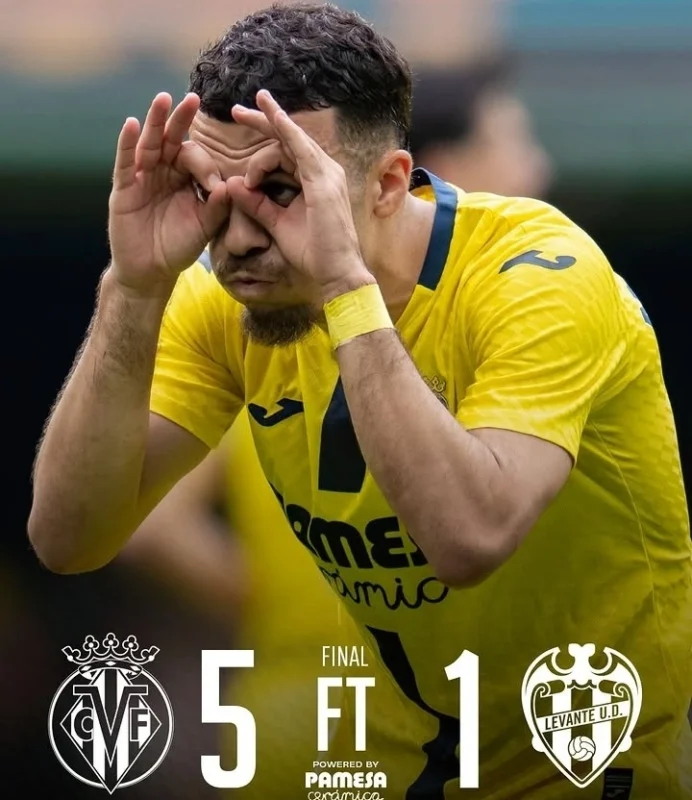 Villarreal pesta gol usai membantai Levante 5-1 di La Liga 2025/2026. dok/villarealfc