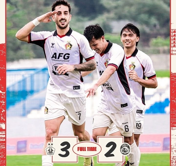 Persik Kediri sukses menaklukkan Arema FC dengan skor 3-2 dalam Derby Jawa Timur, 3 Mei 2026 di Stadion Brawijaya. dok/persikofficial
